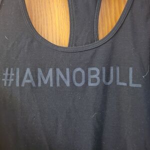 Black #IAMNOBULL Tank Top